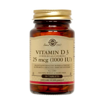 Vitamin D3 (Cholecalciferol) 25 mcg (1000 IU) Tablets